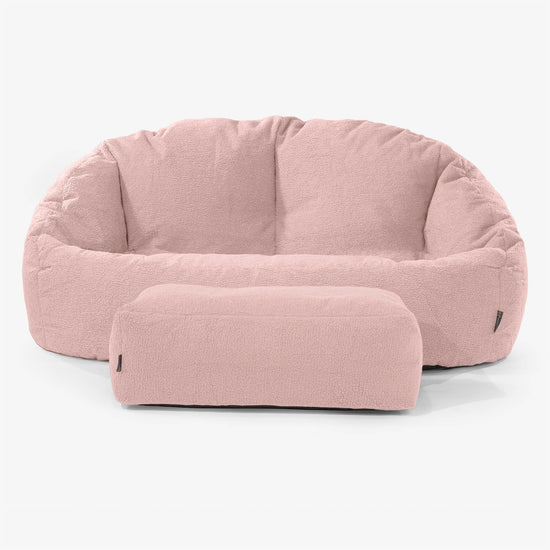 Bubble Sofa-saccosekk - Bouclé Rosa 02