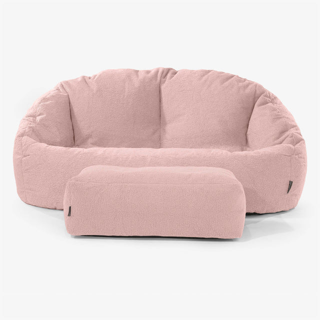 Bubble Sofa-saccosekk - Bouclé Rosa 02