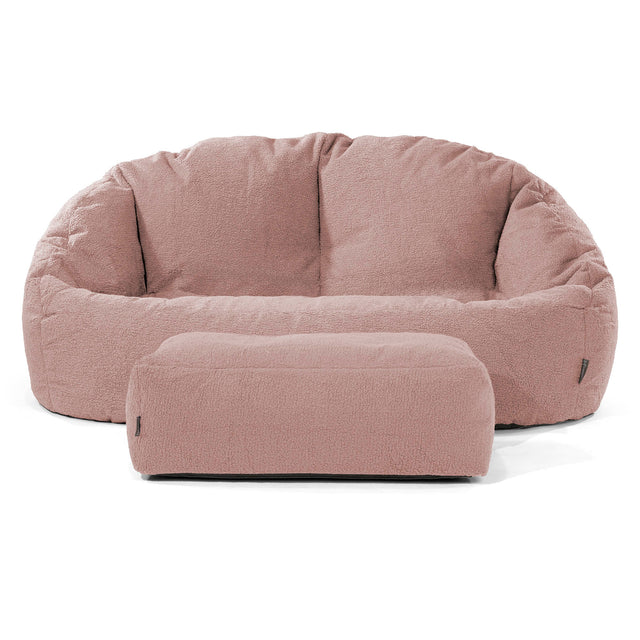 Bubble Sofa-saccosekk - Bouclé Rosa 02