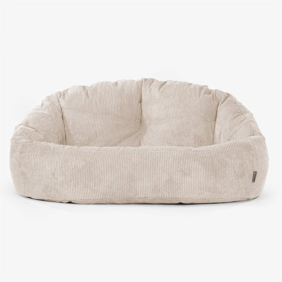 Bubble Sofa-saccosekk - Pom-pom Elfenben 01