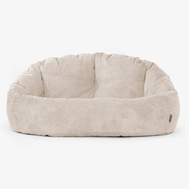 Bubble Sofa-saccosekk - Pom-pom Elfenben 01
