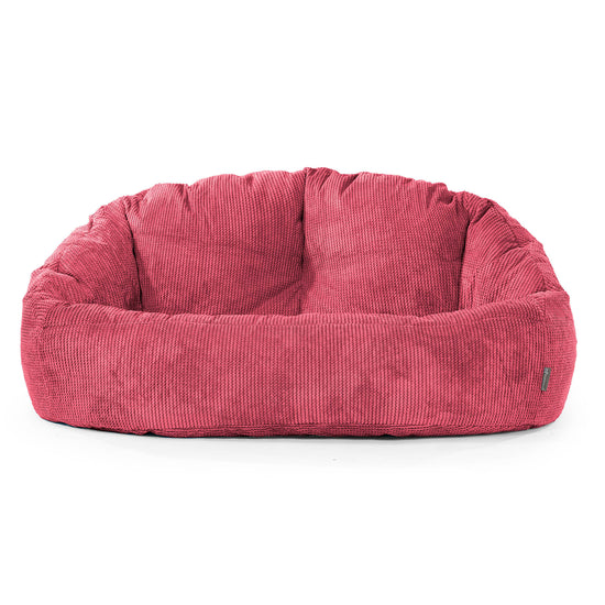 Bubble Sofa-saccosekk - Pom-pom Pastellrød 01