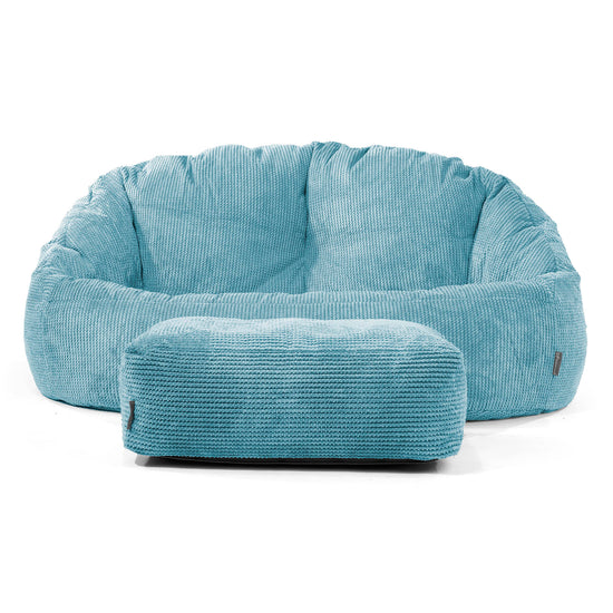 Bubble Sofa-saccosekk - Pom-pom Turkis 02