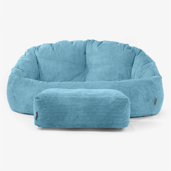 Bubble Sofa-saccosekk - Pom-pom Turkis 02