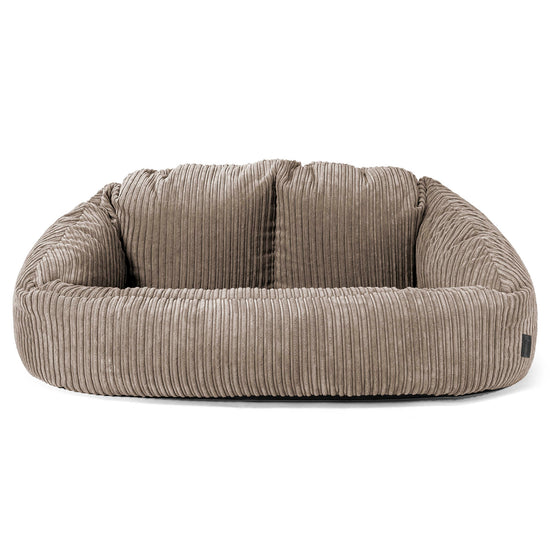 Bubble Sofa-saccosekk - Kordfløyel Duegrå 01