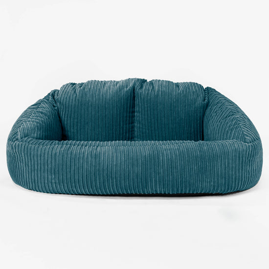 Bubble Sofa-saccosekk - Kordfløyel Mørketurkis 01