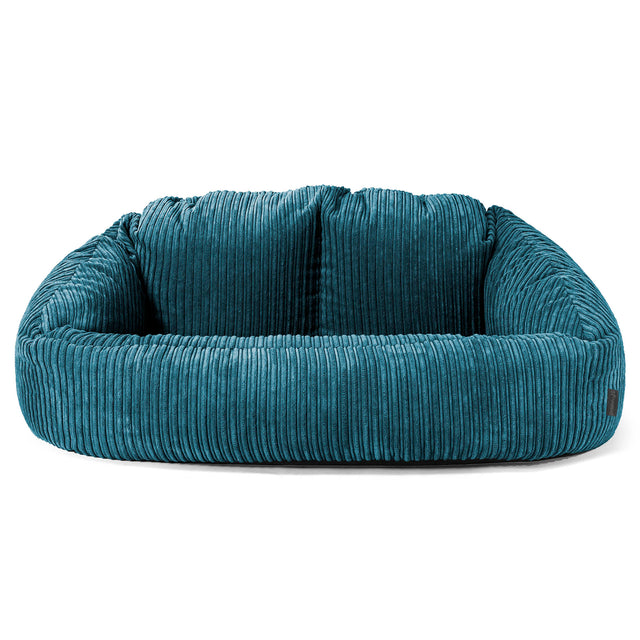 Bubble Sofa-saccosekk - Kordfløyel Mørketurkis 01