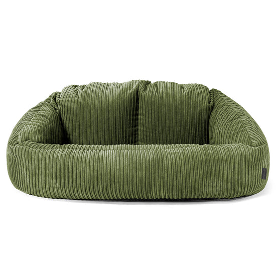 Bubble Sofa-saccosekk - Kordfløyel Skoggrønn 01