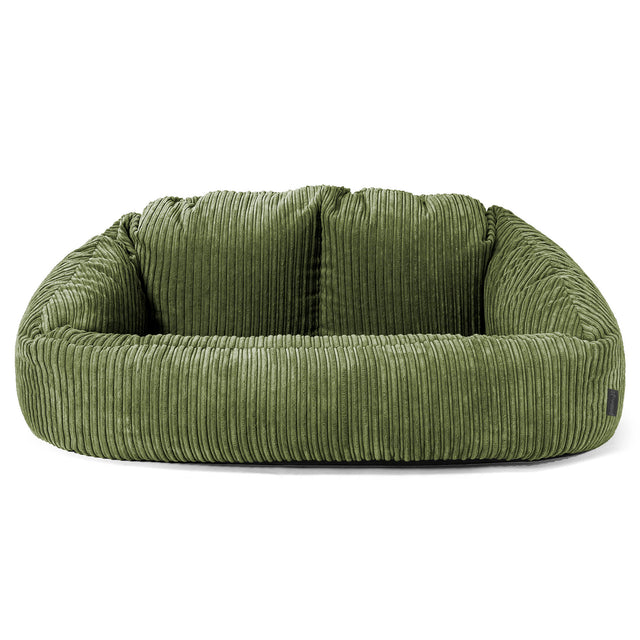 Bubble Sofa-saccosekk - Kordfløyel Skoggrønn 01