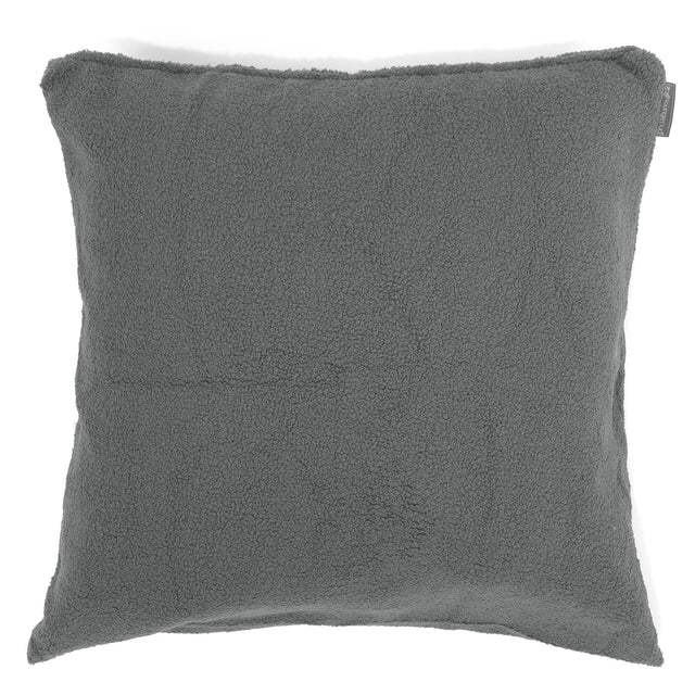Ekstra Stor Putetrekk 70 x 70cm - Bouclé Grå 01