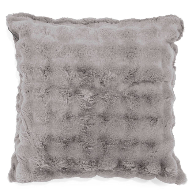 Ekstra Stor Putetrekk 70 x 70cm - Falsk Pels Boble Grå 01
