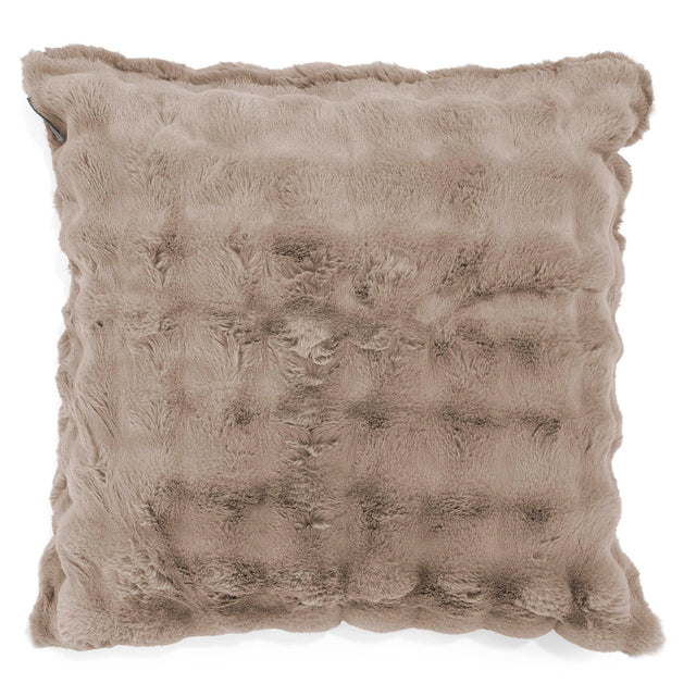 Ekstra Stor Putetrekk 70 x 70cm - Falsk Pels Boble Mink 01