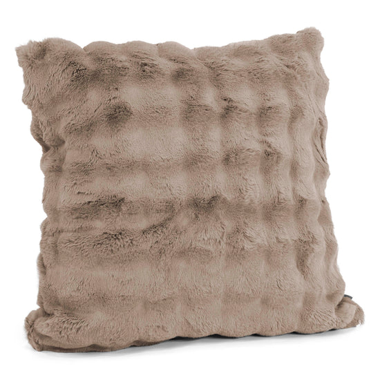 Ekstra Stor Putetrekk 70 x 70cm - Falsk Pels Boble Mink 02