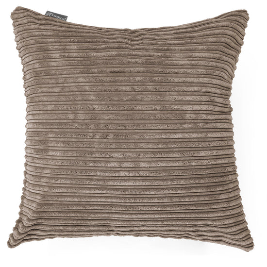 Ekstra Stor Putetrekk 70 x 70cm - Kordfløyel Duegrå 01