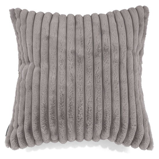 Ekstra Stor Putetrekk 70 x 70cm - Ultrabehagelig Kord Grå 01