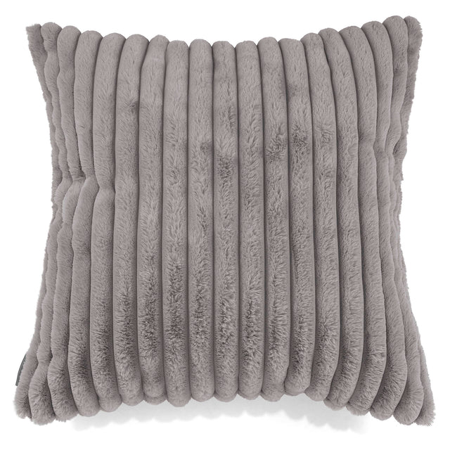Ekstra Stor Putetrekk 70 x 70cm - Ultrabehagelig Kord Grå 01