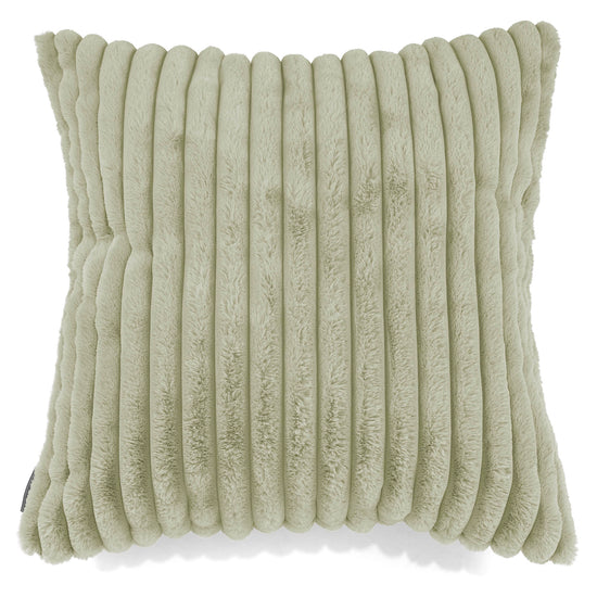Ekstra Stor Putetrekk 70 x 70cm - Ultrabehagelig Kord Salviegrønn 01