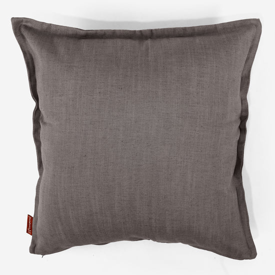 Ekstra Stor Putetrekk 70 x 70cm - Linen Look Skifergrå 01