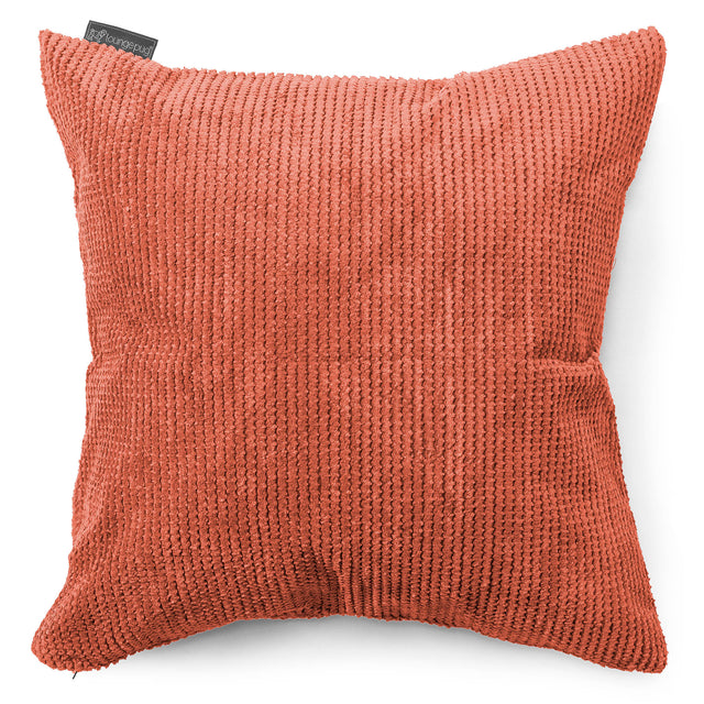 Ekstra Stor Putetrekk 70 x 70cm - Pom-pom Gresskaroransje 01