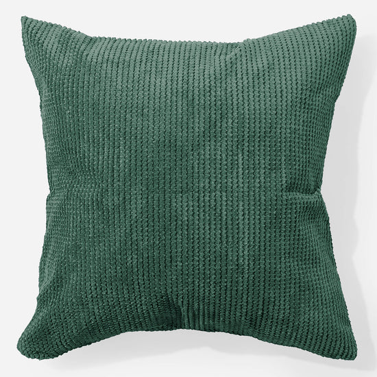 Ekstra Stor Putetrekk 70 x 70cm - Pom-pom Mosegrønn 01