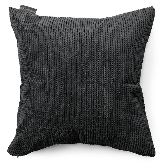 Ekstra Stor Putetrekk 70 x 70cm - Pom-pom Svart 01