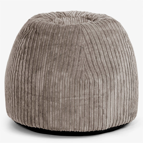 Ergonomisk Kontor-pouf Stol - Kordfløyel Duegrå - 01
