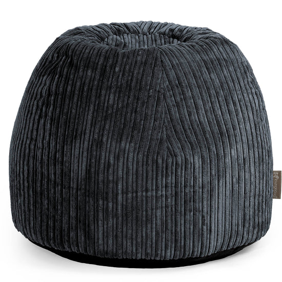 Puffkrakk til Sminkebord - Kordfløyel Svart - 01