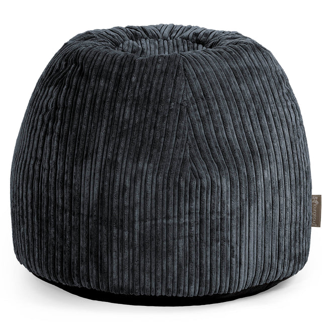 Puffkrakk til Sminkebord - Kordfløyel Svart - 01