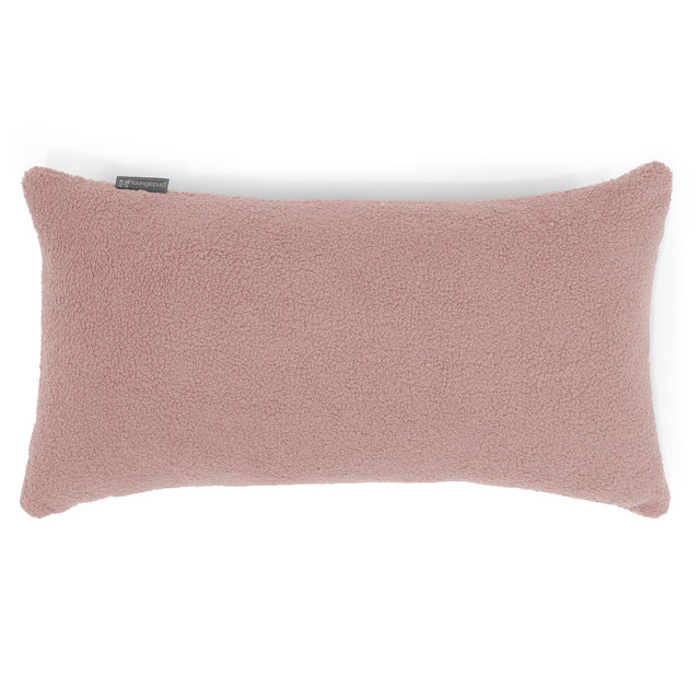 Gigant Rektangulær Putetrekk 40 x 70 cm - Bouclé Rosa 01