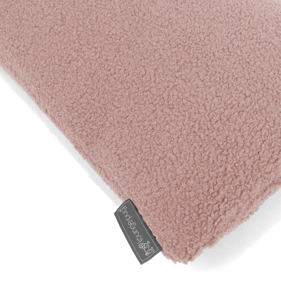Gigant Rektangulær Putetrekk 40 x 70 cm - Bouclé Rosa 02