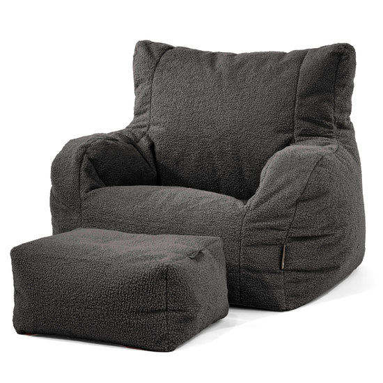 Josephine Saccosekk Lenestol - Bouclé Grafitt 02