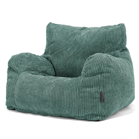 Josephine Saccosekk Lenestol - Pom-pom Mosegrønn 01