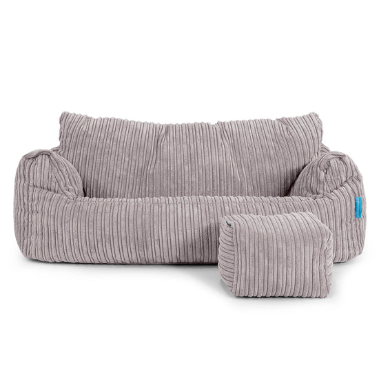 Josephine Saccosekk Sofa for Barn 1-5 år - Kordfløyel Sølvgrå 02