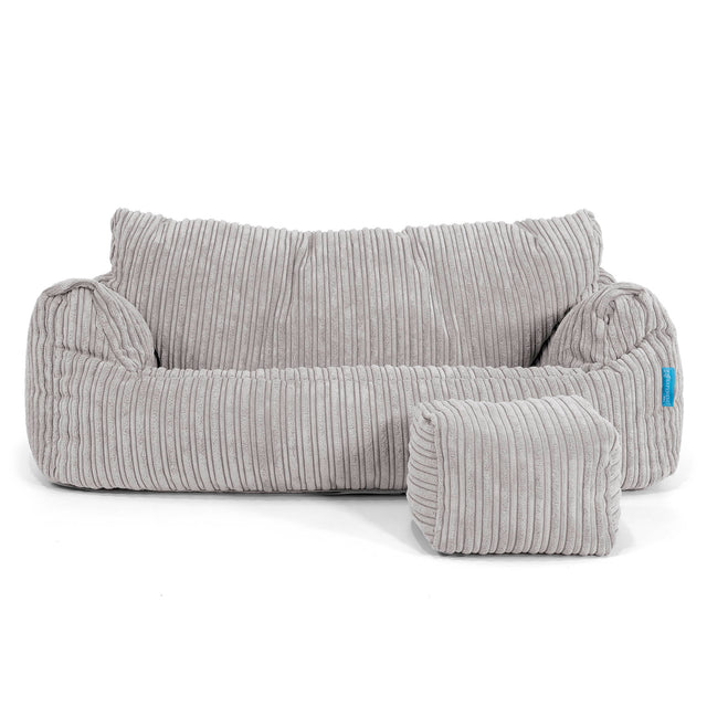 Josephine Saccosekk Sofa for Barn 1-5 år - Kordfløyel Sølvgrå 02