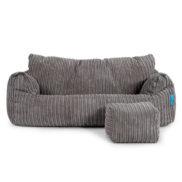 Josephine Saccosekk Sofa for Barn 1-5 år - Kordfløyel Grafitt 02