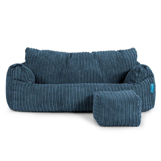 Josephine Saccosekk Sofa for Barn 1-5 år - Kordfløyel Marineblå 02