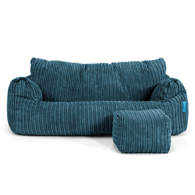 Josephine Saccosekk Sofa for Barn 1-5 år - Kordfløyel Marineblå 02