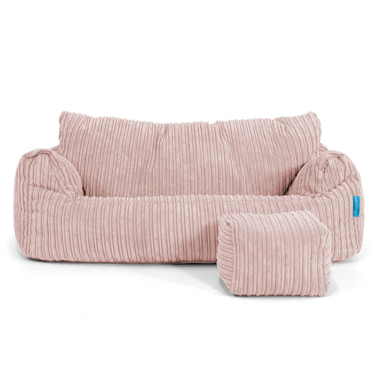 Josephine Saccosekk Sofa for Barn 1-5 år - Kordfløyel Rødmerosa 02