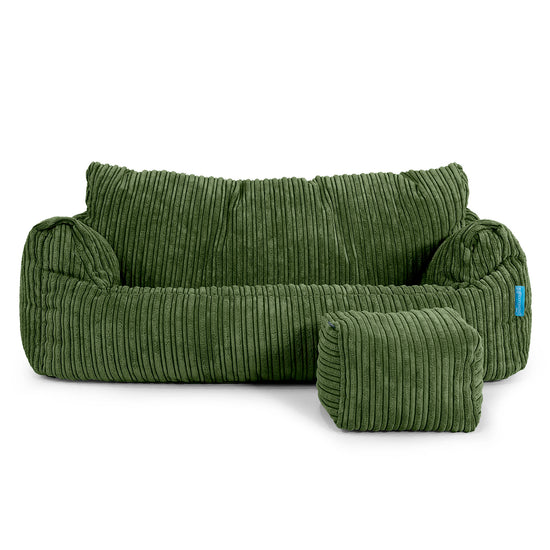 Josephine Saccosekk Sofa for Barn 1-5 år - Kordfløyel Skoggrønn 02