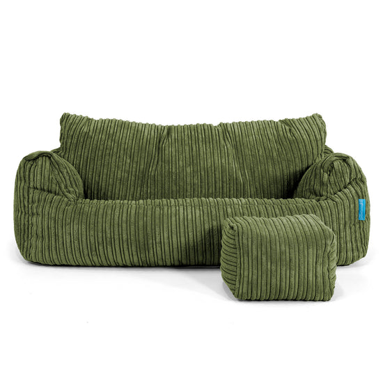Josephine Saccosekk Sofa for Barn 1-5 år - Kordfløyel Skoggrønn 02