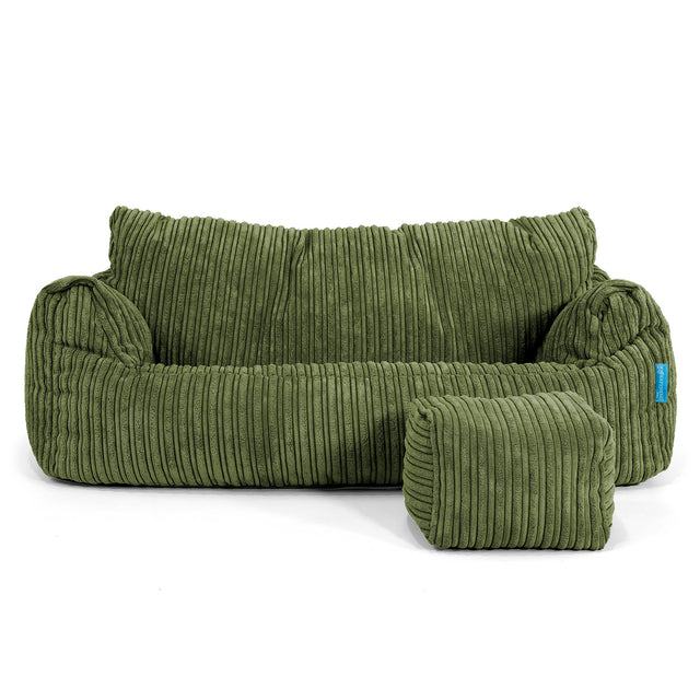Josephine Saccosekk Sofa for Barn 1-5 år - Kordfløyel Skoggrønn 02