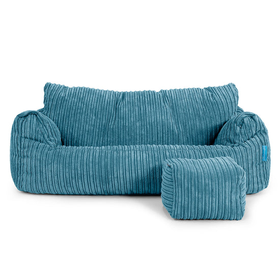 Josephine Saccosekk Sofa for Barn 1-5 år - Kordfløyel Turkis 02