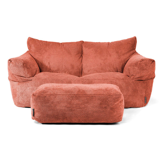 Josephine Saccosekk Sofa - Vaffel-kordfløyel Gresskaroransje 02