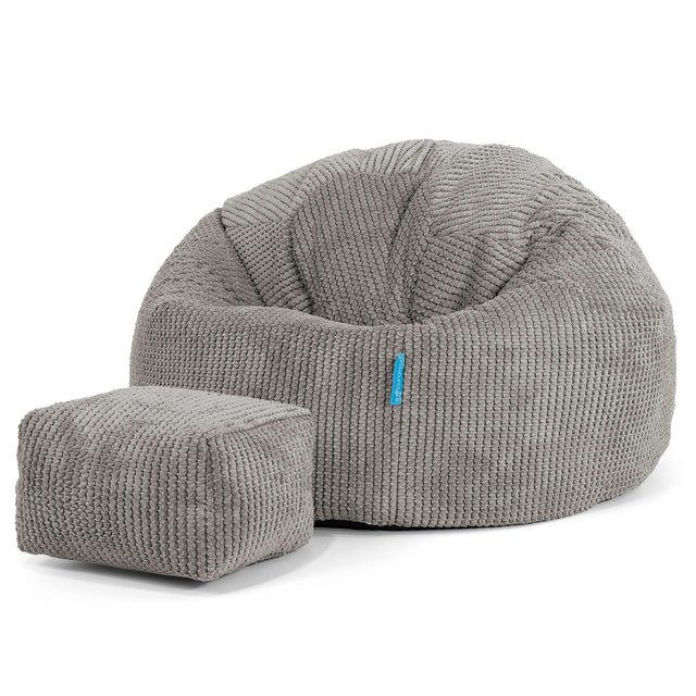 Klassisk Sakkosekk til Barn 1-5 år - Pom-pom Koksgrå 02