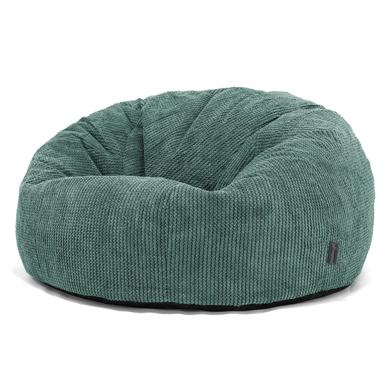 Klassisk Sakkosekk Sofa - Pom-pom Mosegrønn 01