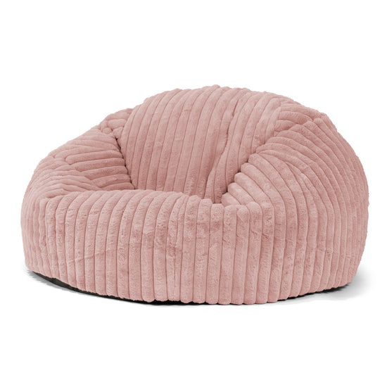 Klassisk Sakkosekk Sofa - Ultrabehagelig Kord Støvete Rosa 01