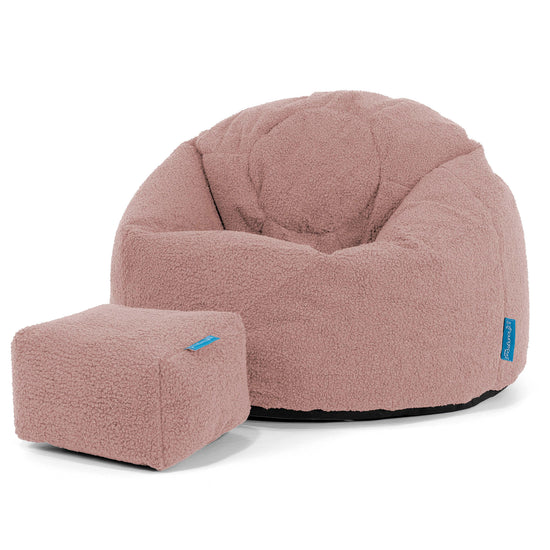Klassisk Sakkosekk til Barn 1-5 år - Bouclé Rosa 02