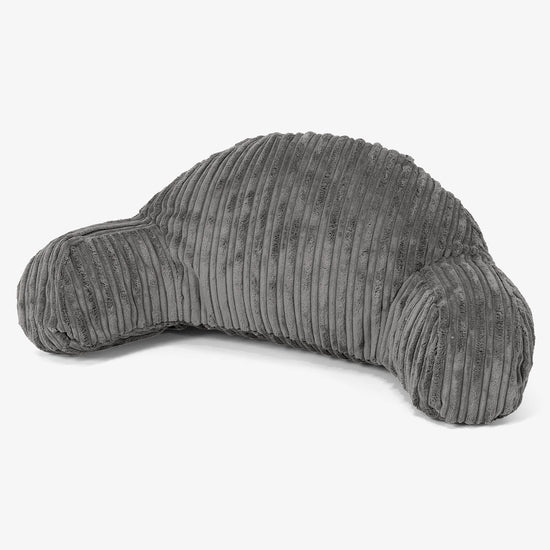 Lesepute med Høy Ryggstøtte for Barn - Kordfløyel Grafitt 01