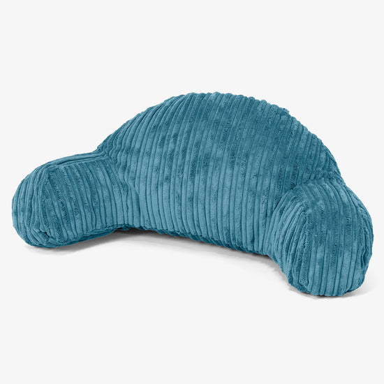 Lesepute med Høy Ryggstøtte for Barn - Kordfløyel Turkis 01