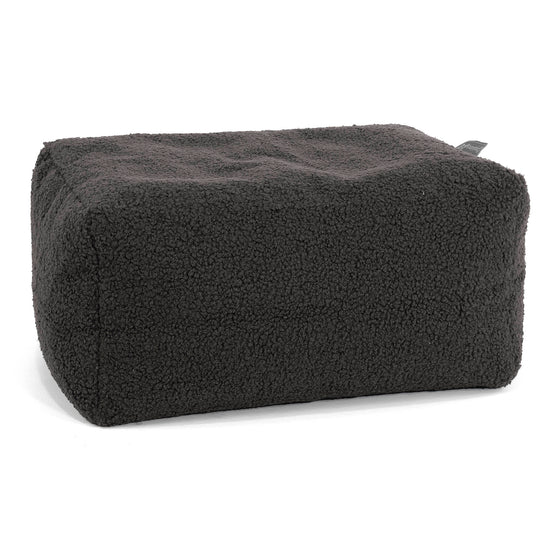 Liten Fotskammel - Bouclé Grafitt 01